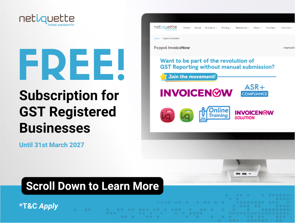 FREE Subscription for GST Registered Businesses