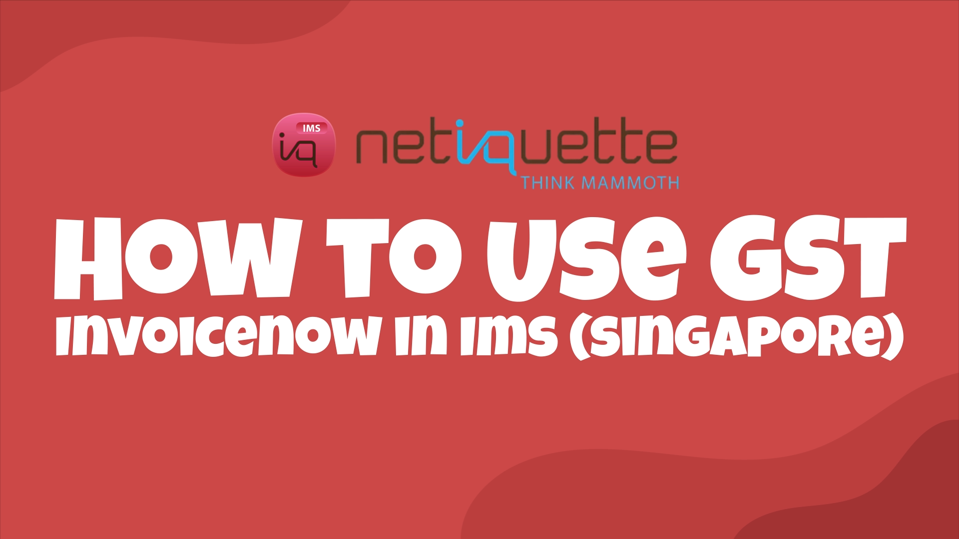 GST InvoiceNow Demonstration